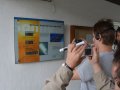 Gräfendorf – výchovný prvek – veřejně přístupný informační panel s údaji o aktuálních údajích o FVE – intenzita slunečního záření, okamžitý výkon, celková vyrobená energie od začátku roku