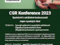 CSR Konference 2023 - Společně k udržitelné budoucnosti nejen vysokých škol
