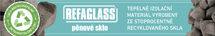 Refaglass - pěnosklo banner