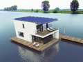 Pasivní dům, který plave na vodě